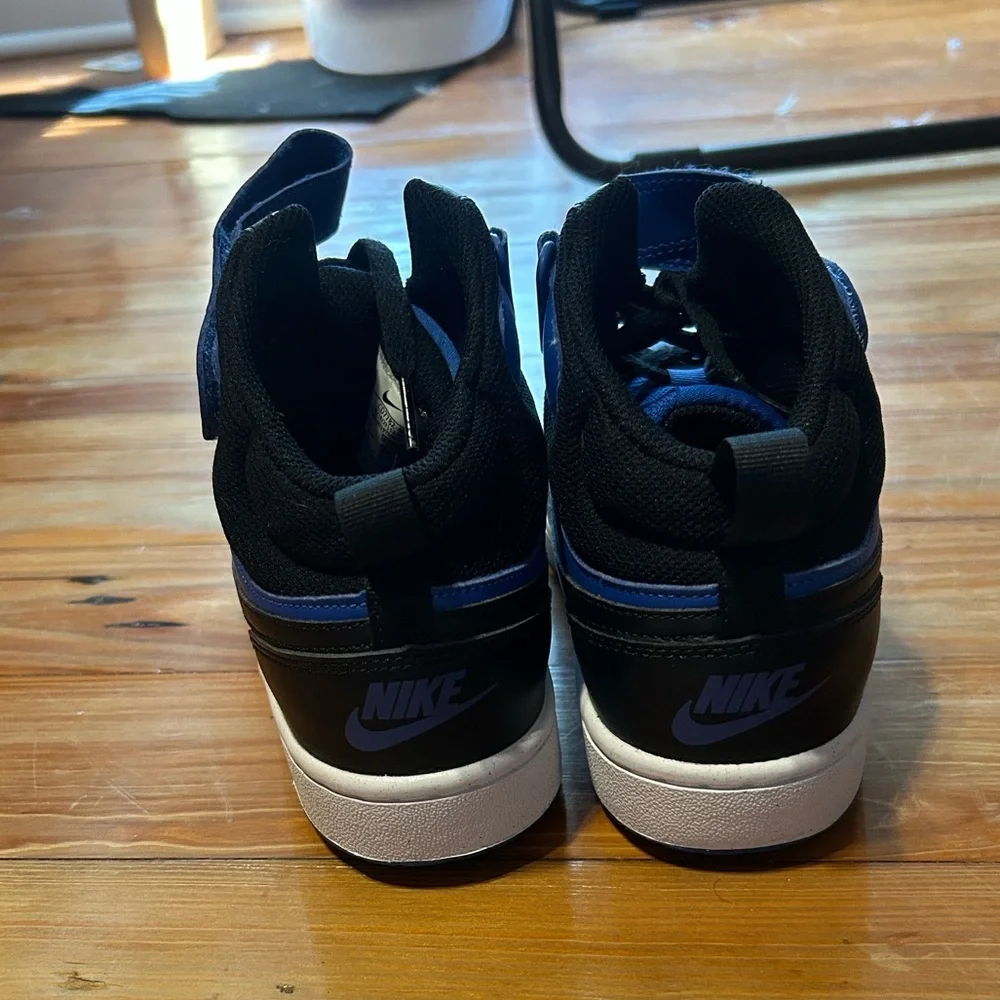 Nike Kids Sneakers Black and Royal Blue